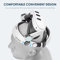 KKCOBVR Q3 Head Strap Compatible with Meta Quest 3/3S Enhanced Comfort Reduce Stress Elite Replacement Head Strap For Oculus 3