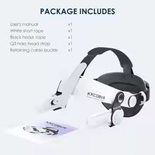 KKCOBVR Q3 Head Strap Compatible with Meta Quest 3/3S Enhanced Comfort Reduce Stress Elite Replacement Head Strap For Oculus 3