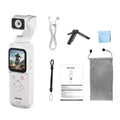 Ourlife 4K Action Camera 330° Face Tracking Gimbal Stabilizer 1.72 Inch Touch Screen 64MP Pocket Digital Camera WiFi Sports Cam