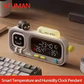 DUKA MOODA Smart Desktop Temperature and Humidity Clock Electric Digital Home Temperature and Humidity Meter Smart Fun Reminder
