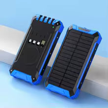 Waterproof Outdoor Solar Power Bank 30000mAh Dual USB Travel Outdoor Solar Mobile Phone Charger Solar Powerbanks For Camping