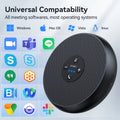 EMEET USB Wired Speakerphone Conference Speaker With 2 Mics 360° Voice Pickup Meeting Microphone for Zoom/WebEx/Microsoft Teams