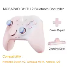 MOBAPAD CHITU 2 HD Mechanical Controller - Glossy Version for Nintendo Switch 1/2, PC, Android, iOS with TMR Sticks Gamepad