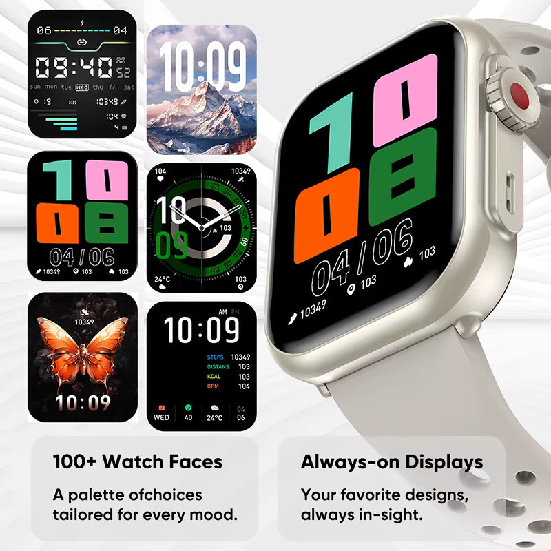 2025 New For Xiaomi Smart Watch Men Women 1.85-Inch HD AMOLED Full Touch Screen IP68 Waterproof Bluetooth Call SmartWatch Man