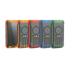 Waterproof Outdoor Solar Power Bank 30000mAh Dual USB Travel Outdoor Solar Mobile Phone Charger Solar Powerbanks For Camping