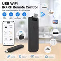 USB WiFi IR RF Remote Control Smart Universal IR Blaster 433/315MHz 2.4G for TV AC Fan Works with Alexa Google Home