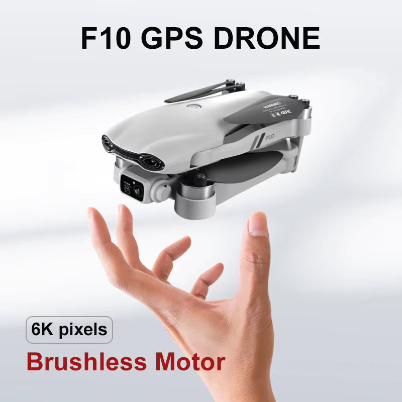 4DRC F10 RC Drone GPS 6K HD Dual Camera Wide-Angle 5G WIFI Fpv Quadcopter Brushless Foldable Obstacle Avoidance Aerial UAV 2KM