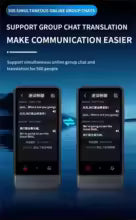 M12 Portable Smart Voice Translator 137 Languages Real-time Speech Interactive Offline Cantonese Translation For Business Travel
