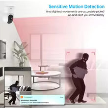 KERUI 5MP 8MP 4K HD WiFi IP Camera Indoor Wireless Security Home CCTV Surveillance Camera Works With Tuya Smart Auto Tracking