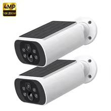 ALEVIO 2.5K Solar Security Camera WiFi Wireless Surveillance Camera Long Standby Time 24/7 Recording Color Vision Battery Cam