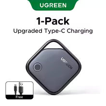 UGREEN Wallet Finder, Smart Tag Bluetooth Tracker Card Item Locator for Luggage Tags Passports with Apple Find My App (Only iOS)
