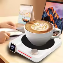 Office Desk Coffee Cup Heater, Coffee Cup Heater, Smart Cup Heater, for Heating Coffee, Beverages US Plug C-T33C