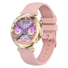 696 Blue Tooth Call Smart Watches AMOLED Screen Women Heart Rate Sports Fitness Lady Waterproof Music Smartwatch NFC Fashion