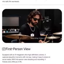 AI Smart Glasses NEW MT5 Ultra Real-time Translation Glasses 800W Pixel Camera Photo Video Recording Smart Wearable Devices