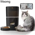 4L Double Meal Camera APP Automatic Pet Feeder Time For Pet Cats Dog Food Stainless Steel Bowl Video Dispenser Smart Pet Feeder