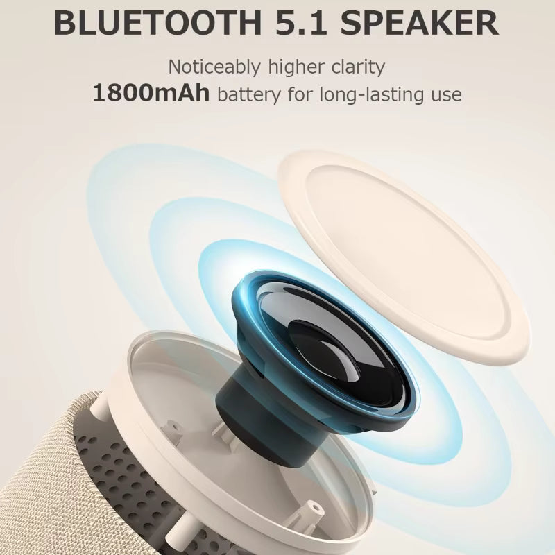 4-in-1 Magnetic Wireless Charger & Bluetooth Speaker with Night Light - Perfect Gift for IPhone XIAOMI HUAWEI Samsung & AirPods