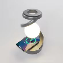 RGB Touch Atmosphere Lamp Wireless Charging Night Light Creative Table Lamp for Bar Hotel Gaming Room Bedroom Decorative Lamp