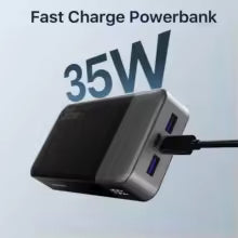 Nobis Power Bank 20000mAh Mobile External Battery Fast Charging 35W Portable Charger Digital Display For iphone Android Samsung