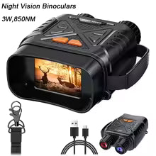 1080P Night Vision Binoculars 10x Digital 800m Full Dark Infrared Night Vision Telescope Goggles 2.8” Large Screen For Camping