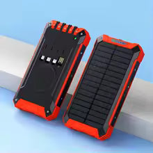 Waterproof Outdoor Solar Power Bank 30000mAh Dual USB Travel Outdoor Solar Mobile Phone Charger Solar Powerbanks For Camping