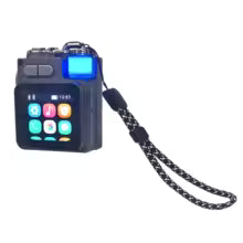 GAMINJA Bluetooth Speaker LED Display Screen Wireless Metal Mechanical Speaker With RGB Subwoofer Support Calendar Alarm Clock