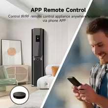 Tuya WiFi Universal Infrared IR RF433/315 Remote Control 2 in 1 Smart Home Controller for TV DVD Voice Works with Alexa Google