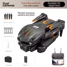 New D88 Drone 8K HD Dual Camera Professional Aerial Photography Optical Flow Hovering Gesture Shooting Folding Quadcopter ﻿