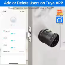 CDOK L16A Tuya Bluetooth Smart Lock, Fingerprint Lock, Password Lock, Door Lock