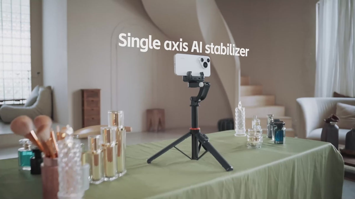 Extendable Selfie Stick Tripod 1/4'' Standard Screw 360° Rotatable for iPhone Action Camera Fill Light Portable Vlog Stand Mount