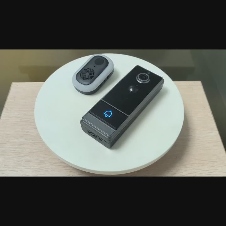 Smart WiFi Doorbell Camera HD 1080P Night Vision Two-Way Audio PIR Motion Detection Easy Installation for Home Security
