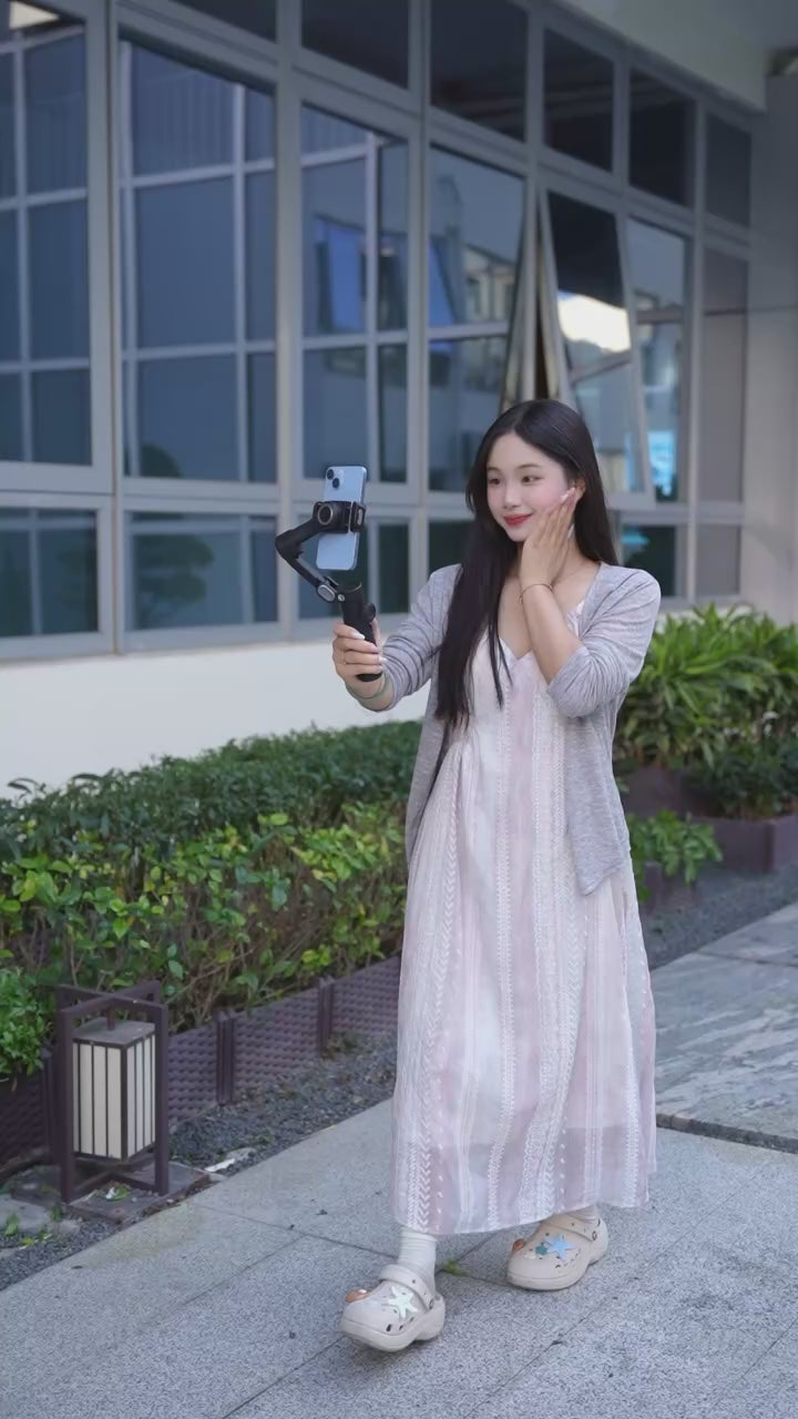 AOCHUAN 3-Axis Handheld Gimbal Stabilizer SmartXE for Smartphone for iPhone Android AI Face Tracking TikTok Vlog