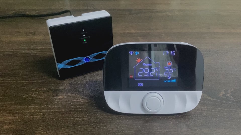 RF Wireless Thermostat Smart WiFi Floor Heating For Gas Boiler Battery Powered Tuya Temperature Controller Receiver Alice Google